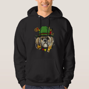 Veste À Capuche Shih Tzu Oktoberfest Amoureux des chiens Lederhose