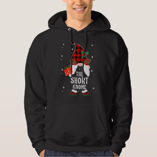 Veste À Capuche Short Gnome Buffalo Plaid Matching Family Christma