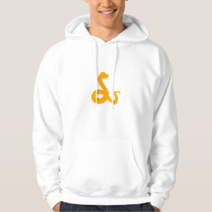Veste À Capuche Signe lunaire du serpent jaune symbole