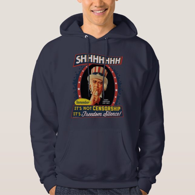 Veste À Capuche Silence de la liberté (Devant)