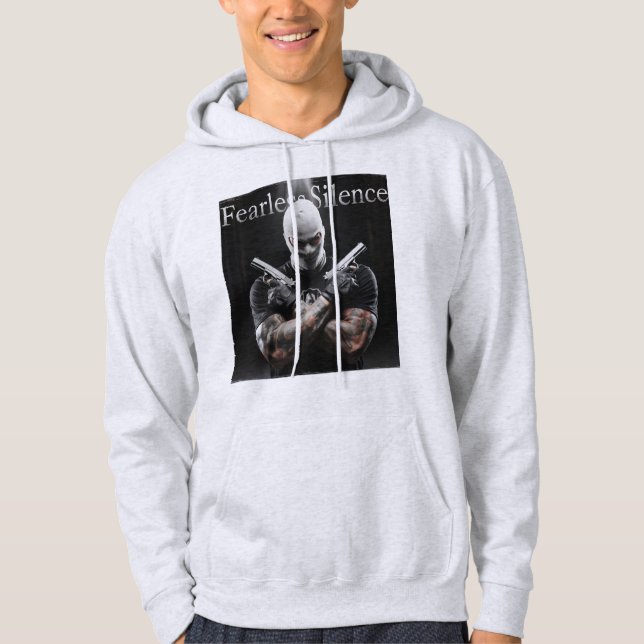 Veste À Capuche Silence sans peur (Devant)