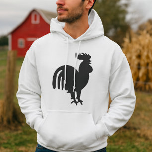 Veste À Capuche Silhouette du coq