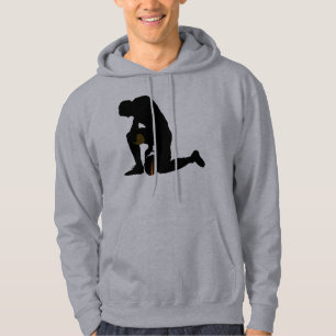 Veste À Capuche silhouette du footballeur