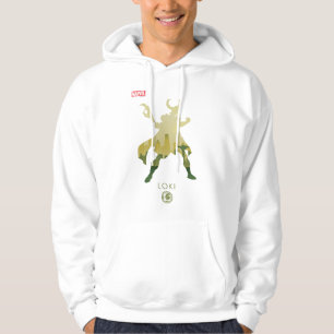 Veste À Capuche Silhouette héroïque de Loki