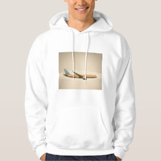 Veste À Capuche Silhouette-Terre minimaliste de l'avion Vintage