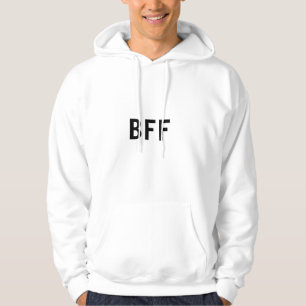 Veste À Capuche Simple minimum BFF meilleur amis famille nom perso