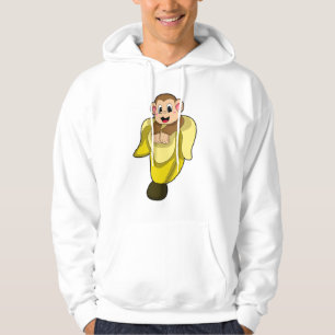 Veste À Capuche Singe avec écorce de banane