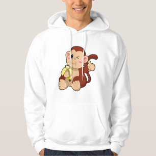 Veste À Capuche Singe bébé avec banane