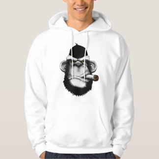 Veste À Capuche Singe fumant cigare Premium