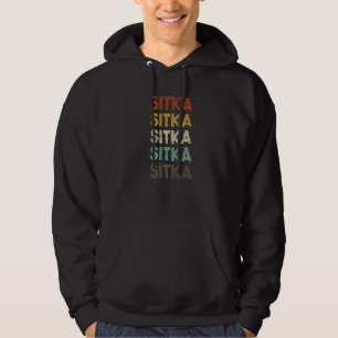Veste À Capuche Sitka Alaska Vintage Style Rétro 80s