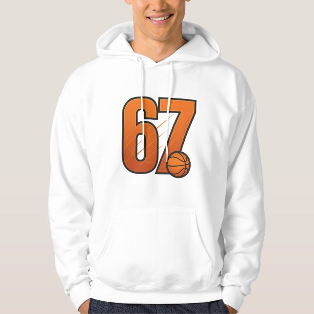 Veste À Capuche  “Six Seven 67 Basketball Tee – Trendy Urban  (Devant)
