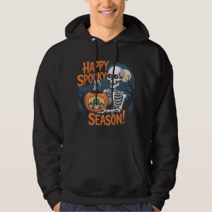 Veste À Capuche Skeleton & Dragon Halloween Art