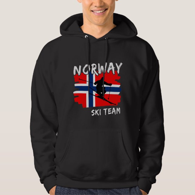 Veste À Capuche Ski Norvège   (Devant)