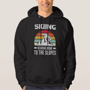 Veste À Capuche Ski Qui Rentre Aux Pistes Skier