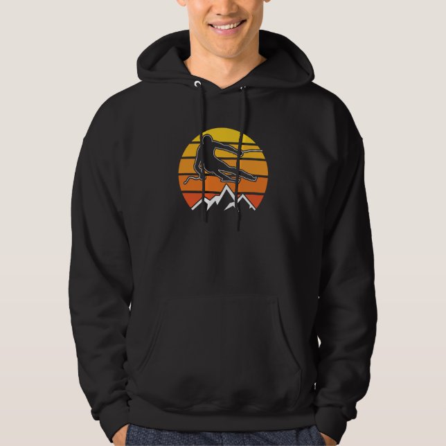 Veste À Capuche Ski Rétro (Devant)