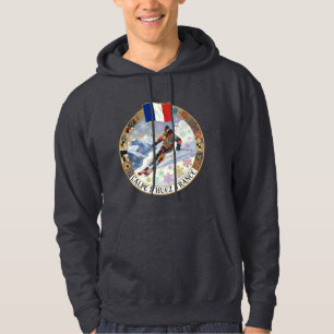 Veste À Capuche Skiez à L'Alpe D'Huez, France, Homme Skieur