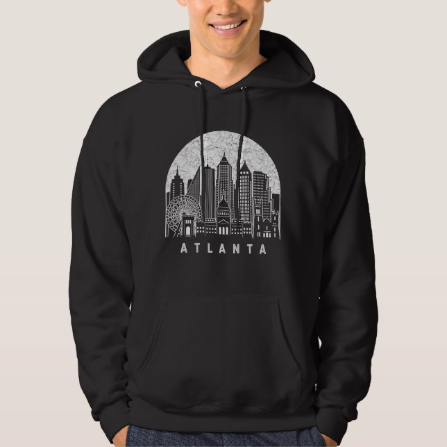 Veste À Capuche Skyline Atlanta Georgia (Devant)