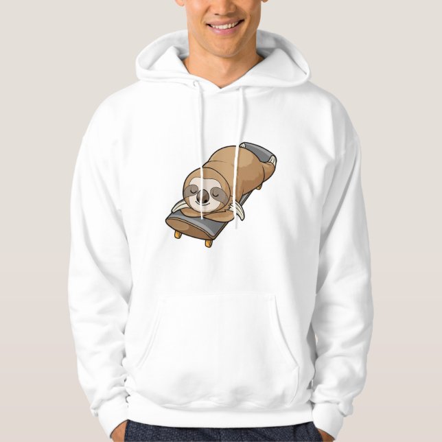 Veste À Capuche Slot au coucher avec skateboard (Devant)