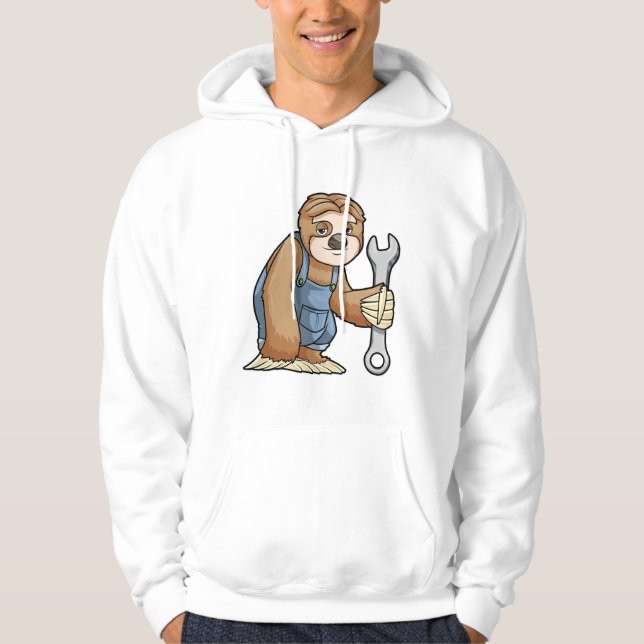 Veste À Capuche Sloth comme artisan avec clé (Devant)