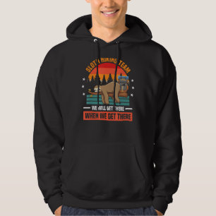 Veste À Capuche Sloth Randonnée Team Nous Y Arriverons Quand Nous 