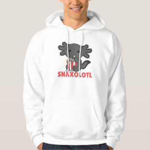 Veste À Capuche Snaxolotl Axolotl Amateurs de doux animaux Popcorn