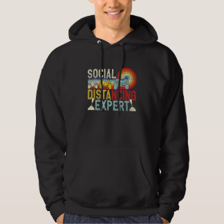 Veste À Capuche Social Distancing Expert Gaming Retro Vintage Vide