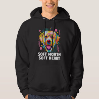 Veste À Capuche Soft Mouth Soft Heart  Dog Theme Humor Dog Paw