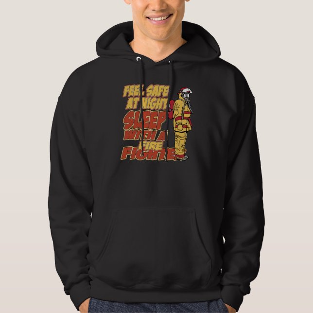 Veste À Capuche Sommeil avec un sapeur-pompier (Devant)