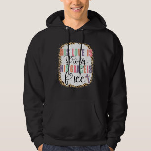 Veste À Capuche Son Amour Est Fort Sa Grâce Est Libre Jésus