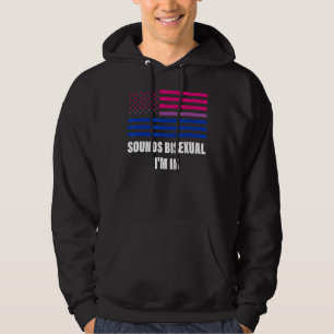 Veste À Capuche Sons Bisexual Je suis dans le drapeau bisexuel Lgb