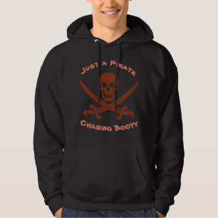 Veste À Capuche Sourire au crâne pirate juste un pirate pourchass