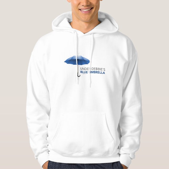 Veste À Capuche Sous le parapluie bleu de Debbie (Devant)