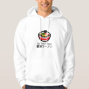 Veste À Capuche Soy Sauce Ramen Art Pixel Rétro