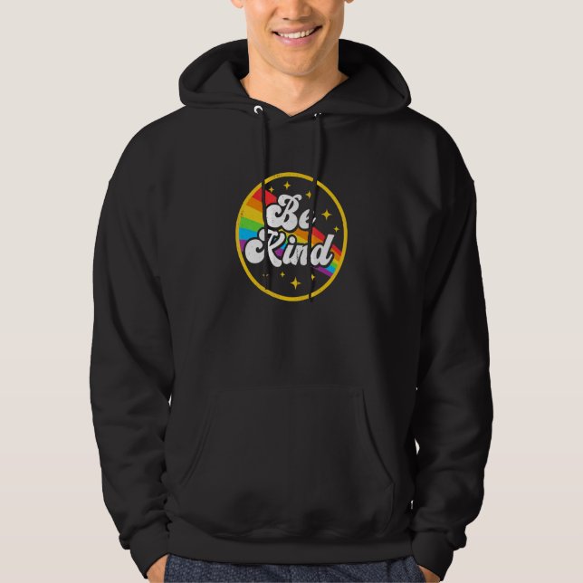 Veste À Capuche Soyez Gay Rainbow Gay Lgbt Pride Ally Soutenez Amo (Devant)
