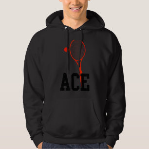 Veste À Capuche Sports Tennis Raquettes Tennis Lecteur Tennis Tenn