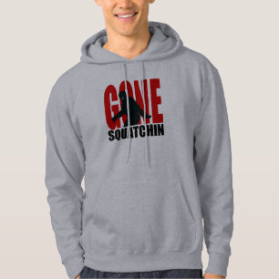 Veste À Capuche Squatchin allé (rouge et noir)