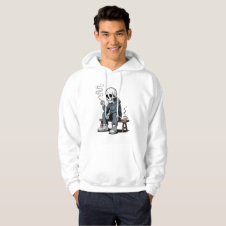 Veste À Capuche Squelette Grungy à Capuche - Art Graphique