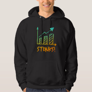 Veste À Capuche Stonks - Amusant négociant en finance de marché
