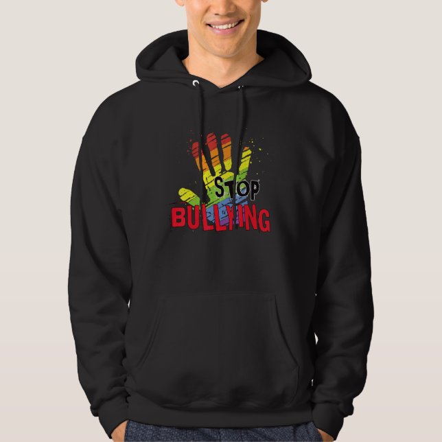 Veste À Capuche Stop Bullying Awareness Anti Bully Equality   Matc (Devant)