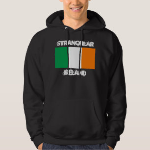 Veste À Capuche Stranorlar, Irlande avec drapeau irlandais