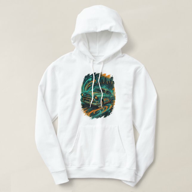 Veste À Capuche Street Style Classic Car Hoodie (Design devant)