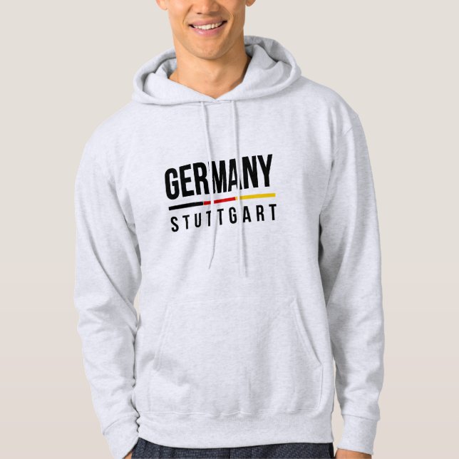 Veste À Capuche Stuttgart Allemagne (Devant)