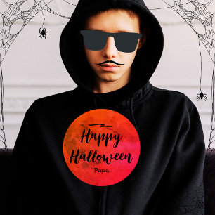 Veste À Capuche Stylo Black Red Orange Moon Halloween Mens