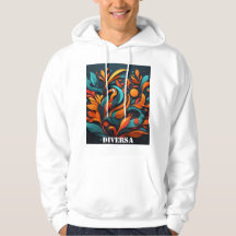 Sudadera con Arte Simbólico de Biodiversidad