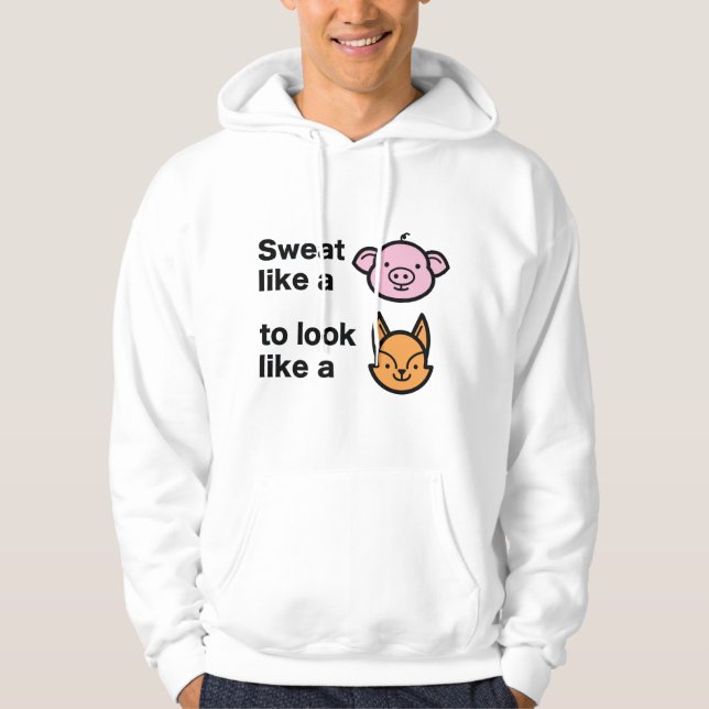 Veste À Capuche Suer Comme Un Cochon (Devant)