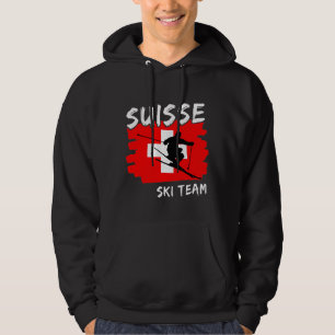 Veste À Capuche Suisse Ski