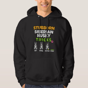 Veste À Capuche Sujet Sibérien Husky Tricks I Chien I Funny Husky