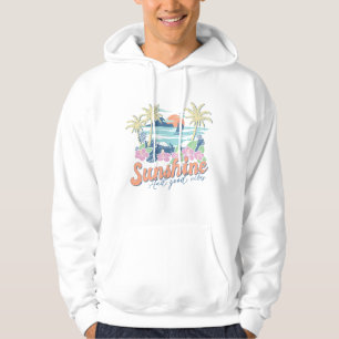 Veste À Capuche Sunshine and Good Vibes - Un paradis tropical