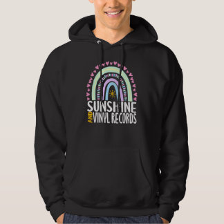 Veste À Capuche Sunshine Et Vinyl Records Joli Rainbow Graphic Wo