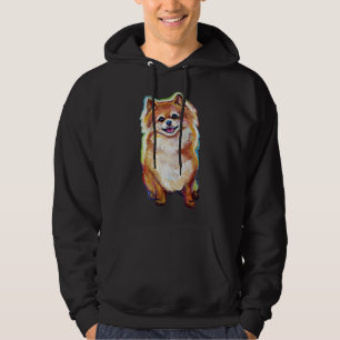 Veste À Capuche Super mignon souriant Pomeranian